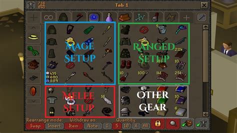 Old School RuneScape (OSRS) – How to Organize Bank.